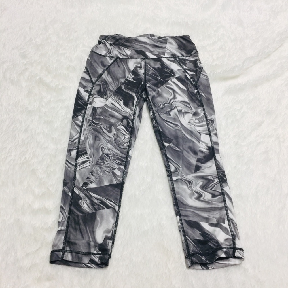 Black, Grey and White Sweaty Betty workout pants